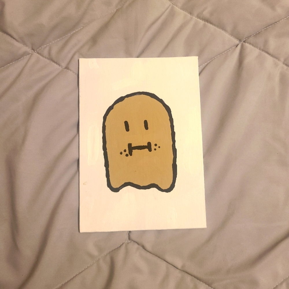 "Bordem Ghost" Painting